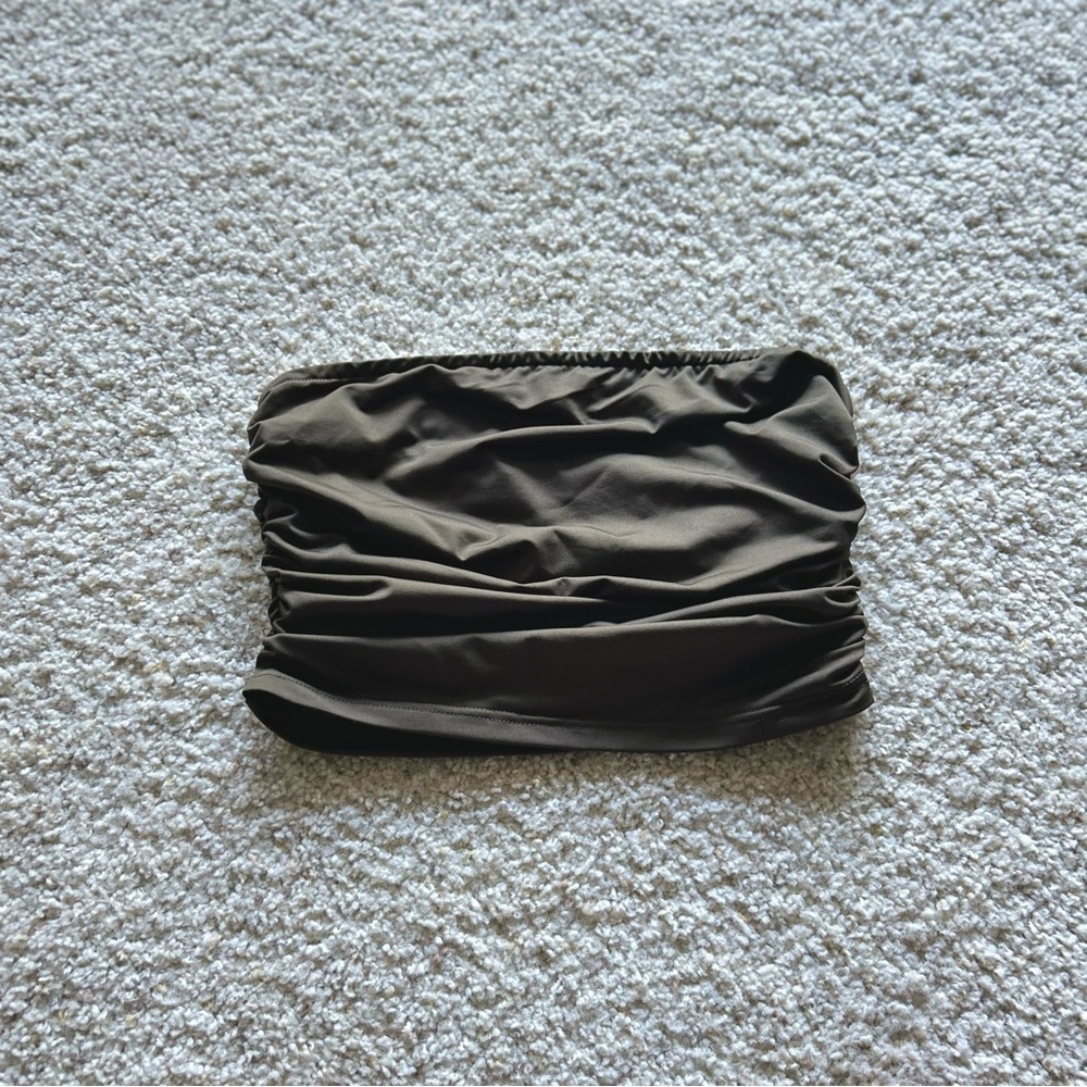 NWOT Green Cider Cinched Tube Top
